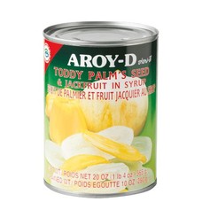 Aroy-D Toddypalm en Jackfruit op siroop 565g