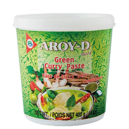 Overheerlijke gerechten met groene curry pasta van Aroy-d. - Seing Thai