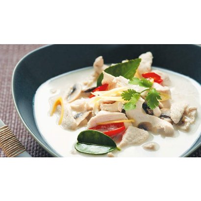 Tom kha kai ( Thai kokossoep met kip)