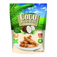 Coco Rice Roll Knapperige kokosnoot rijstrol met kokossmaak 100g