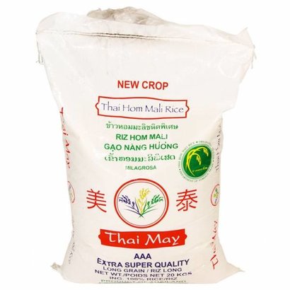 Thai May Thais geparfumeerde rijst heel 20kg