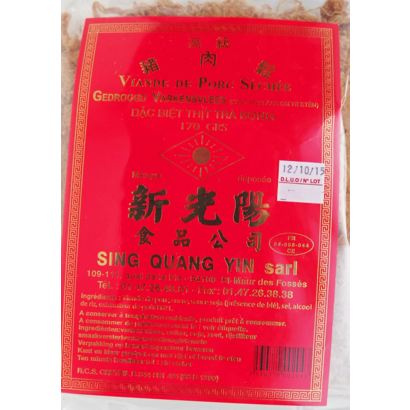 Sing quang Yin Gedroogd Varkensvlees ( moo yong ) 170g