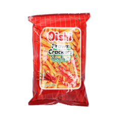 Oishi Snack Garnalen crackers pikant 60g