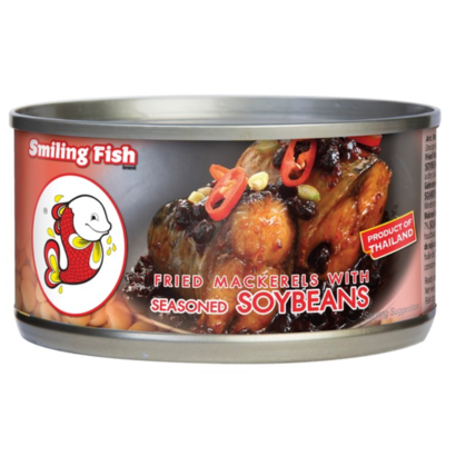 Smiling Fish Gebakken makreel met gekruide sojabonen 120g