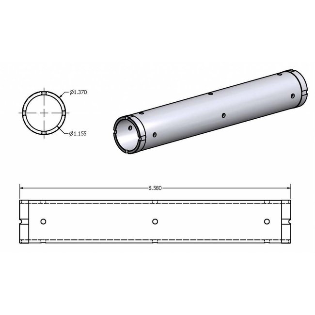 KMT Style Liner, High Pressure Cylinder, SL5, 100S