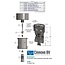 Pneumatic Valve Assembly, NO, Dump Valve, 3 Port Round Body