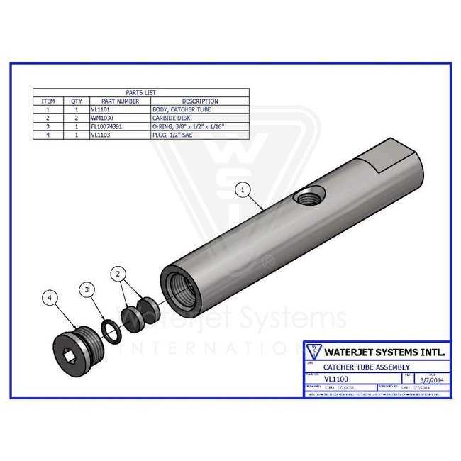 Catcher Tube Assy