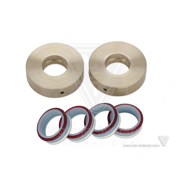 High Pressure Seal Kit With Brass Rings 60K Flow Style