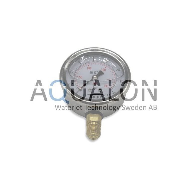 Pressure gauge, 0-200PSI 1/4