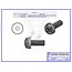 RETAINING SCREW ASSEMBLY, SEALING HEAD, SLV, 75S / 100S, SINGLE INLET