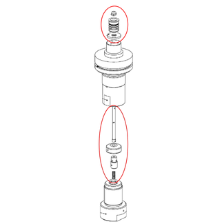 Repair kit complete.<br />
Check Valve: DT954-00RIC