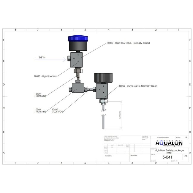 High flow N/C Valve (High Flow Safety Pack, 5-041)