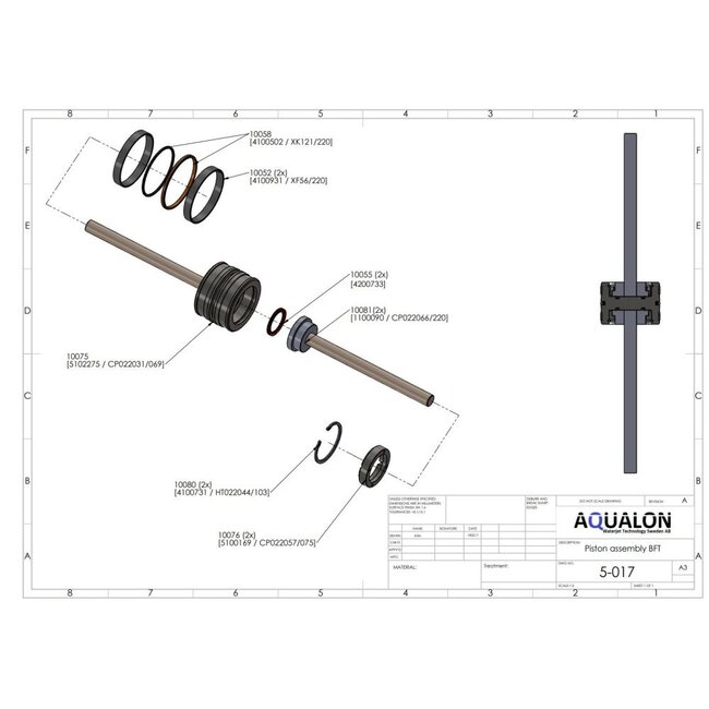 Retaining ring BFT Style