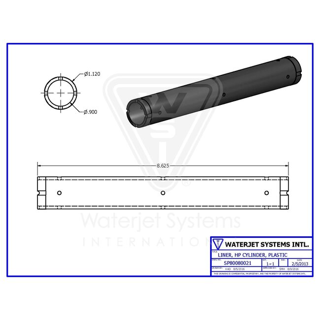 Cylinder Spacer, HP Cylinder,Plastic