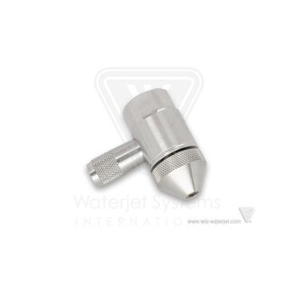 ABRASIVE NOZZLE ASSEMBLY, CHOICE OF SIZE, SINGLE PORT, LH