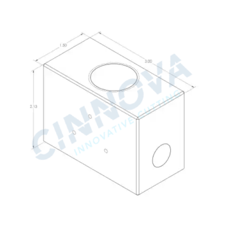 Avure HPP Style Conector en T, 3/8" x 9/16" x 3/8"