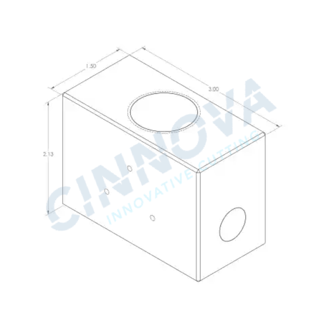 Avure HPP Style T-stuk, 3/8" x 9/16" 3/8"