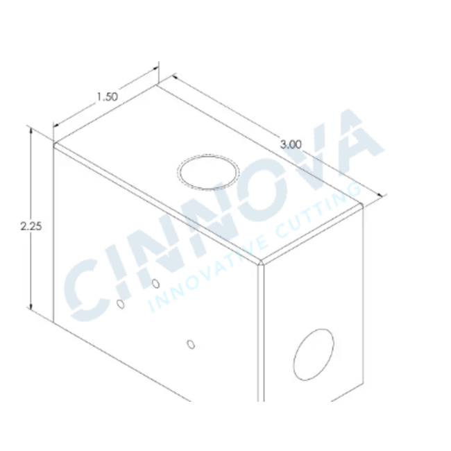 Avure HPP Style T-stuk, 3/8", 6200 bar