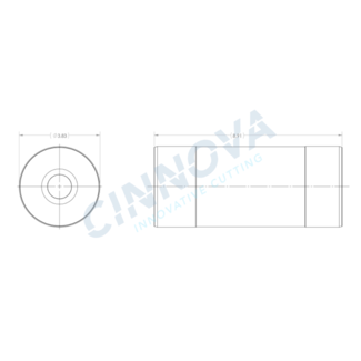 Avure HPP Style UHP Cylinder 6200 Bar