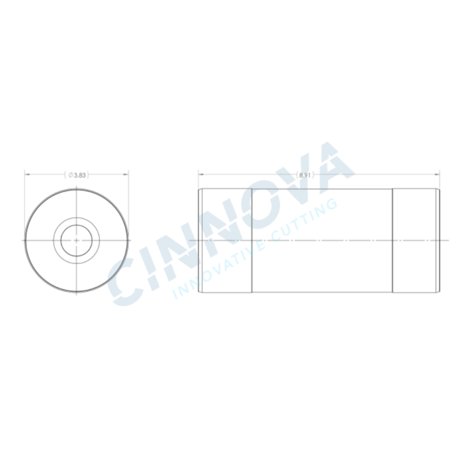 Avure HPP Style UHP Cylinder 6200 Bar