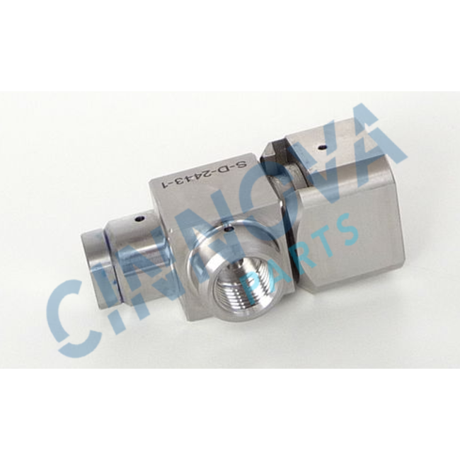 Intermac Style Draaikoppeling 90 graden, 1/4" F x F