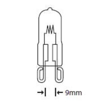 thumb-Halogeen Capsule G9 230V 33W 2800K 460LM blister 2-5