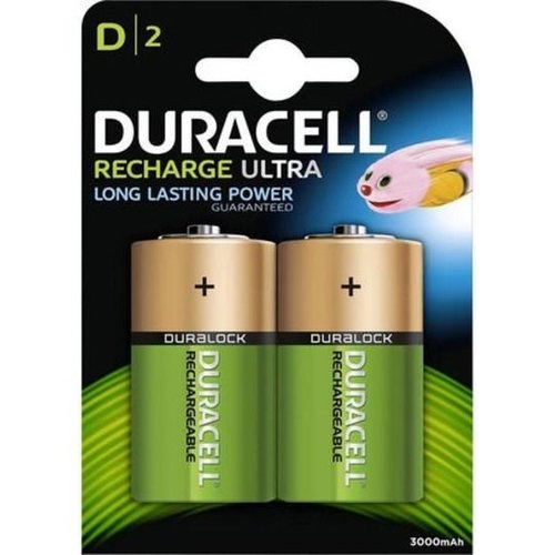  Duracell D 3000mAh NimH Rechargeable blister 2 