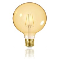 thumb-GOLD Filament Globe 125mm E27 5W(=40W) 2200K 470LM-2