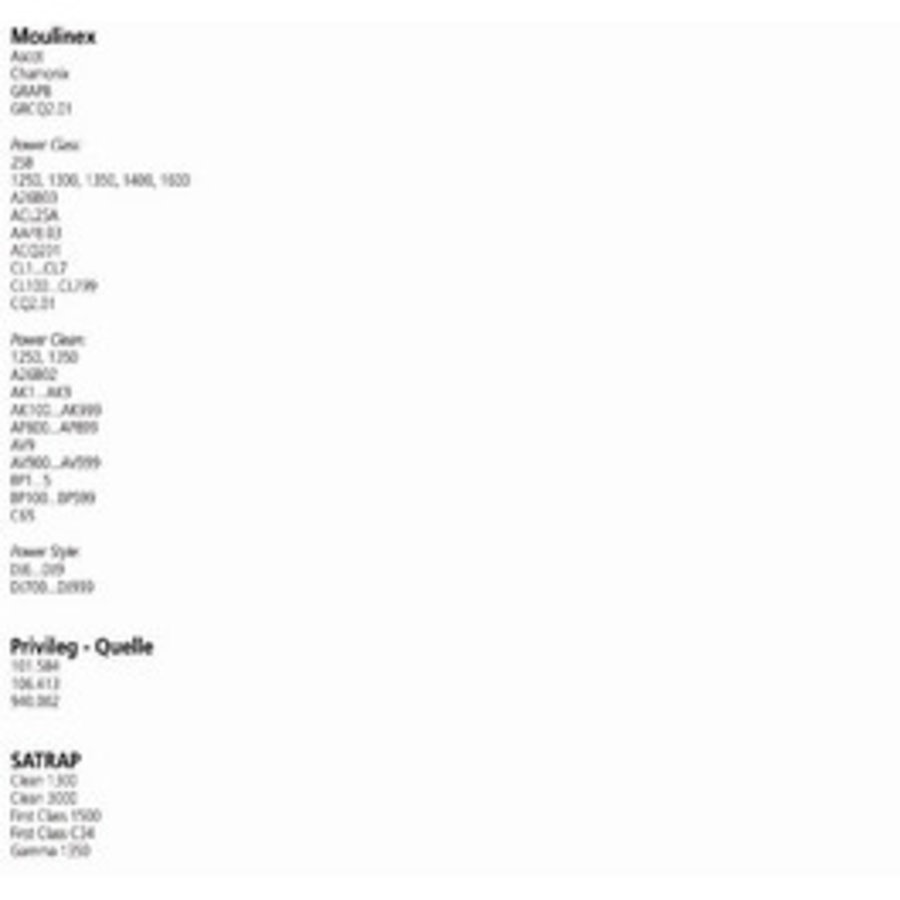 Moulinex MO 04 / MO 05-2