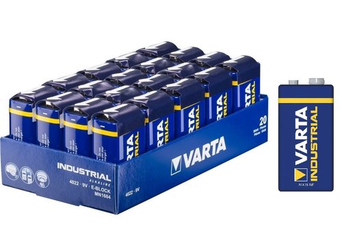  Varta Industrial 4022 9V Industrial Alkaline 