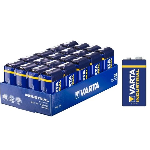  Varta Industrial 4022 9V Industrial Alkaline 