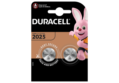  Duracell Lithium CR2025 3V blister 2 (incl. vwb) 