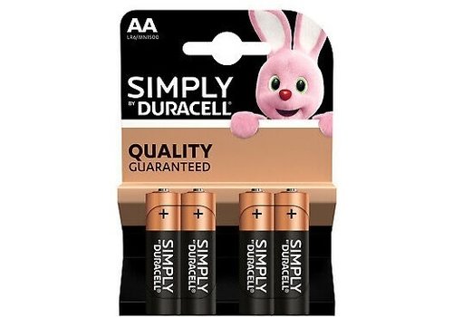  Duracell Simply/Basic AA/LR06 blister 4 