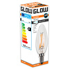 Glow Kaars E14 5W(=40W) 2700K 470LM Dimbaar