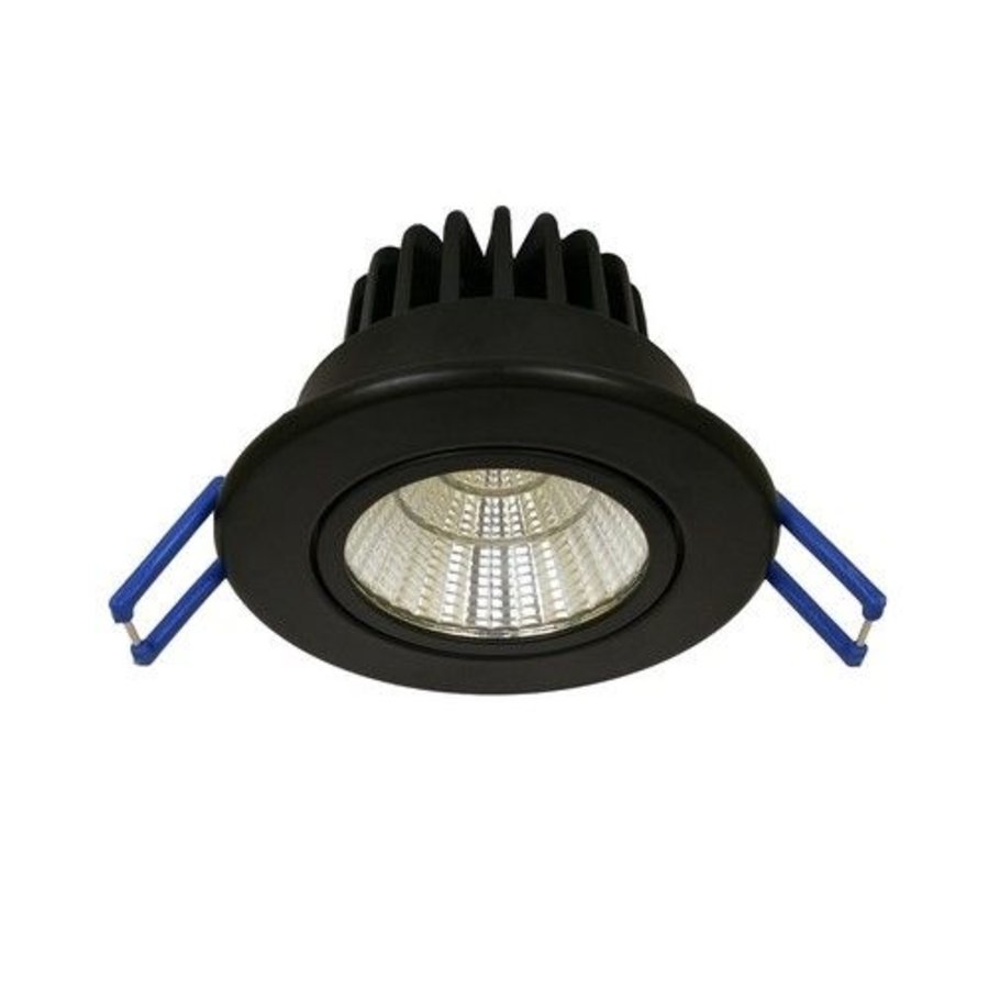 LED Inbouwspot Kantelbaar Zwart (incl.  vwb)-1