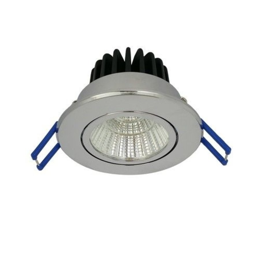 LED Inbouwspot Kantelbaar Chroom (incl.  vwb)-1