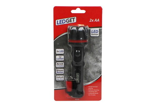  LEDGET Zaklamp LED Small 2X AA 