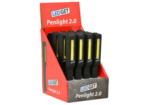  LEDGET LED Pen COB power zaklamp 