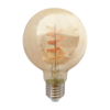 Vintage LED Globe Ø 95mm 4W Filament lamp Dimbaar Amber