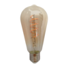 Vintage LED Edison  4W Filament lamp Dimbaar Amber