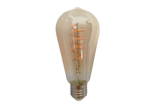  Vintage LED Edison  4W Filament lamp Dimbaar Amber 