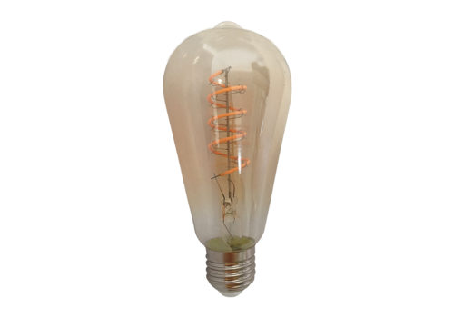  Vintage LED Edison  6W Filament lamp Dimbaar Amber 