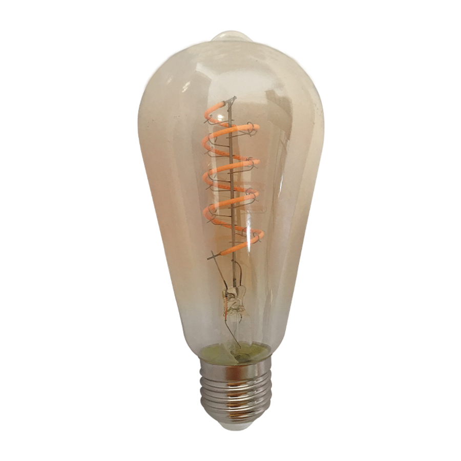 Vintage LED Edison  6W Filament lamp Dimbaar Amber-1