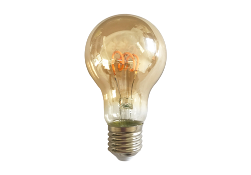  Vintage LED Normaal 4W Filament lamp Dimbaar Amber  (incl.  vwb) 