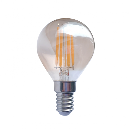  Vintage LED Kogel E14 1.6W Filament Lamp Amber  (incl.  vwb) 