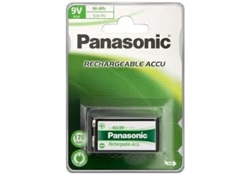  Panasonic Rechargeable NimH 9V/HR22 