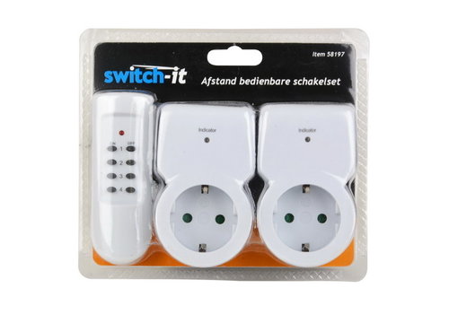  TIME-IT Schakelset  met afstandsbediening 