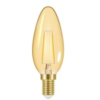 thumb-GOLD Kaars 2,6W(21W)/E14 200LM (incl.  vwb)-2