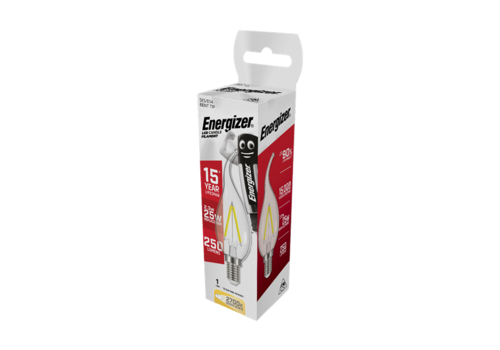  Energizer Kaars Filament TIP E14 2,6W(=25W) 250LM 