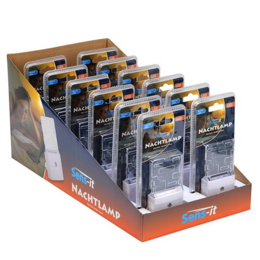 LED Nachtlamp 3000K + licht/donker sensor-2
